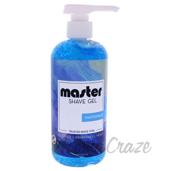 Picture of Master Blue Shave Gel by Master Well Comb for Men - 16 oz