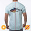 Picture of Men Classic Crew Tee - Big Fish-Ice Blue by DelSol by Men - 1 Pc T-Shirt (XL)