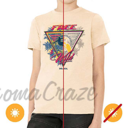 Picture of Kids Fine Jersey Tank - Wild and Free by DelSol for Kids - 1 Pc T-Shirt (YM)