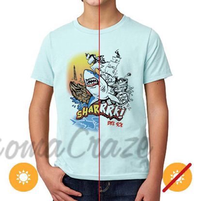 Picture of Kids Crew Tee - Sharrrk by DelSol for Kids - 1 Pc T-Shirt (YS)