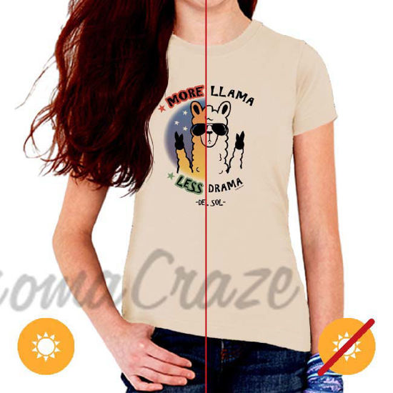 Picture of Kids Crew Tee - More Llama by DelSol for Kids - 1 Pc T-Shirt (YS)