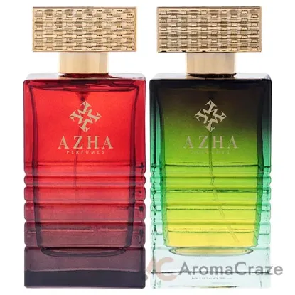 Picture of Azha Perfume Set by Azha for Men - 2 Pc Gift Set 3.3oz Amber Malaky EDP Spray, 3.3oz Taj Al Oud EDP Spray