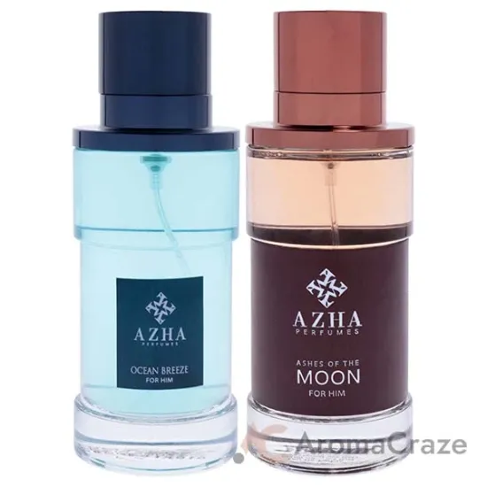 Picture of Azha Perfume by Azha for Men - 2 Pc Gift Set 3.3oz Ashes of Moon EDP Spray, 3.3oz Ocean Breeze EDP Spray