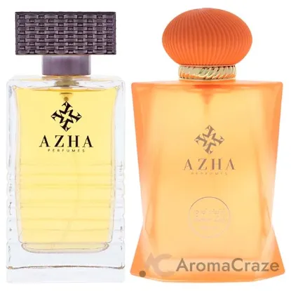 Picture of Azha Perfume Set by Azha for Unisex - 2 Pc Gift Set 3.3oz Al Oud Al Aswad EDP Spray, 3.3oz Arabian Lady EDP Spray