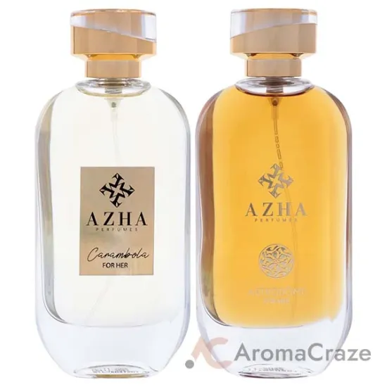 Picture of Azha Perfume Set by Azha for Women - 2 Pc Gift Set 3.3oz Astrodome EDP Spray, 3.3oz Carambola EDP Spray