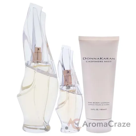 Picture of Cashmere Mist by Donna Karan for Women - 3 Pc Gift Set 3.4oz EDP Spray, 0.5oz EDP Spray, 3.4oz Body Lotion