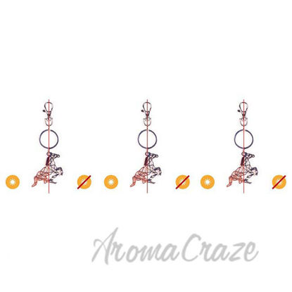 Picture of Color-Changing Key Chain Metal Horse - Red by DelSol for Women - 1 Pc  