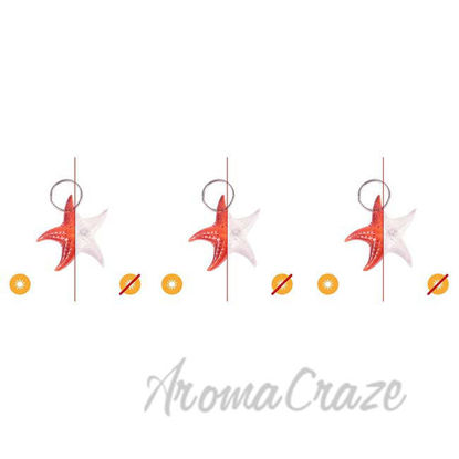 Picture of Color-Changing Key Chain Starfish - Orange by DelSol for Women - 1 Pc  