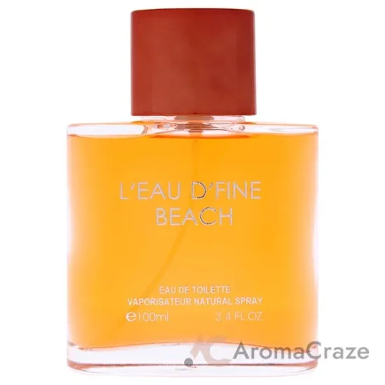 Picture of Leau Dfine - Beach by Fine Perfumery for Men - 3.4 oz EDT Spray