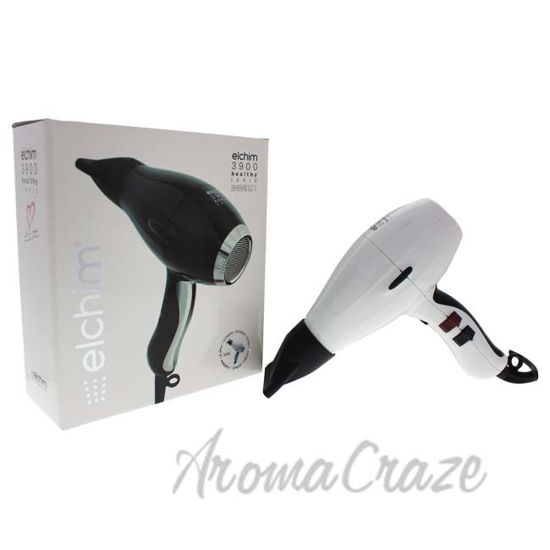 Picture of 3900 Healthy Ionic Hair Dryer - White by Elchim for Unisex - 1 Pc
