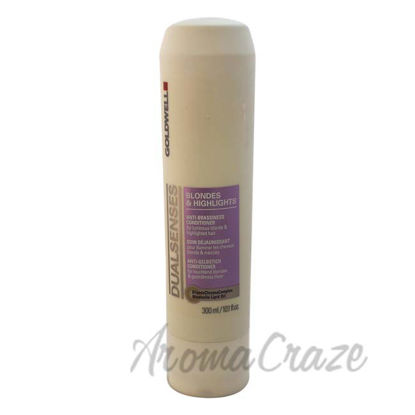 Picture of Dualsenses Blondes Highlights Anti-Brassiness Conditioner by Goldwell for Unisex - 10.1 oz