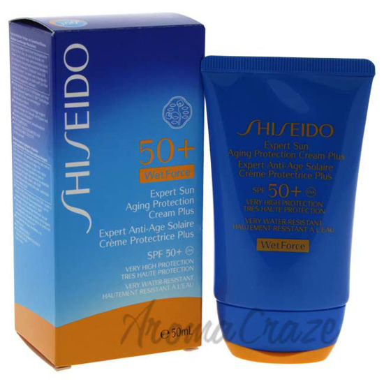 Picture of Expert Sun Aging Protection Cream Plus WetForce SPF 50 by Shiseido for Unisex - 1.7 oz