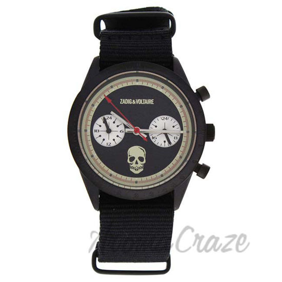 Picture of ZVM108 Black Nylon Strap Watch by Zadig & Voltaire for Unisex - 1 Pc Watch