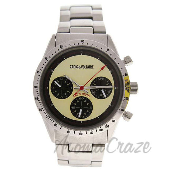 Picture of ZVM103 Master - Silver Stainless Steel Bracelet Watch by Zadig & Voltaire for Unisex - 1 Pc Watch