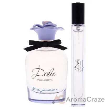 Picture of Dolce Blue Jasmine by Dolce and Gabbana for Women - 2 Pc Gift Set 2.5oz EDP Spray, 0.33oz EDP Spray (Mini)