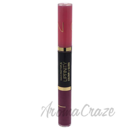 Picture of Lipfinity Colour & Gloss - # 650 Lingering Pink by Max Factor for Women - 2 x 3 ml Lip Gloss