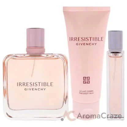 Picture of Irresistible by Givenchy for Women - 3 Pc Gift Set 2.7oz EDP Spray, 0.42oz EDP Spray (Mini), 2.5oz Body Milk