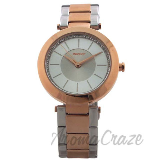 Picture of NY2335 Stanhope Two-Tone Stainless Steel Bracelet Watch by DKNY for Women - 1 Pc Watch