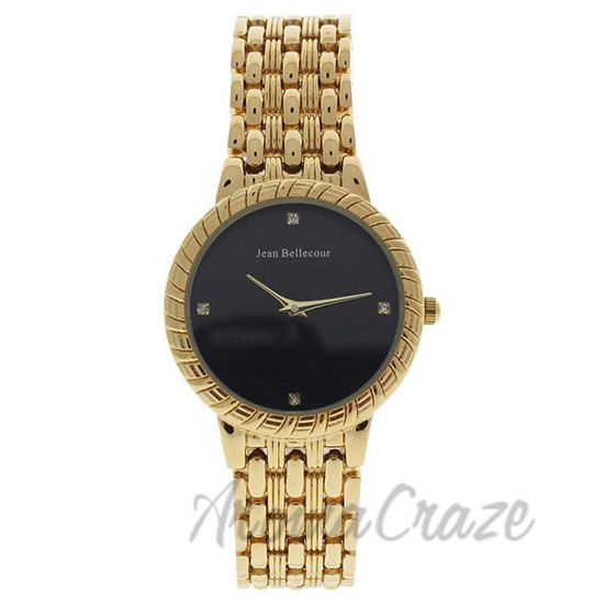 Picture of REDS20-GB Dufrene - Gold Stainless Steel Bracelet Watch by Jean Bellecour for Women - 1 Pc Watch