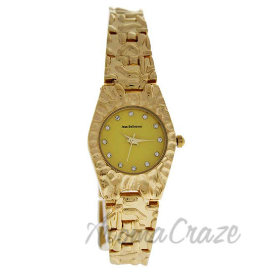 Picture of REDS23-GG Duclos - Gold Stainless Steel Bracelet Watch by Jean Bellecour for Women - 1 Pc Watch