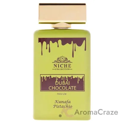 Picture of Niche Collection - Dubai Chocolate Kunafa Pistachio by Khalis for Unisex - 3.4 oz Parfum Spray
