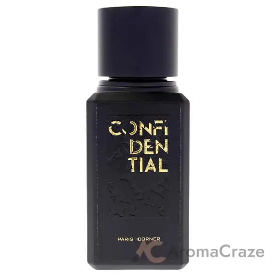 Picture of Confidential by Paris Corner for Unisex - 3.4 oz EDP Spray