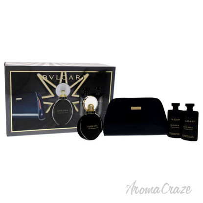 Picture of Goldea The Roman Night by Bvlgari for Women - 4 Pc Gift Set 2.5oz EDP Sensual Spray, 2.5oz Perfumed Body Lotion, 2.5oz Perfumed Bath and Shower Gel, Beauty Pouch