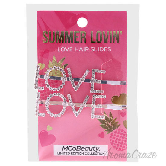 Picture of Summer Lovin Love Hair Slides by MCoBeauty for Women - 2 Pc Hair Clips (Limited Edition)