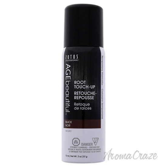 Picture of Root Touch Up Temporary Haircolor Spray - Black by AGEbeautiful for Unisex - 2 oz Hair Color