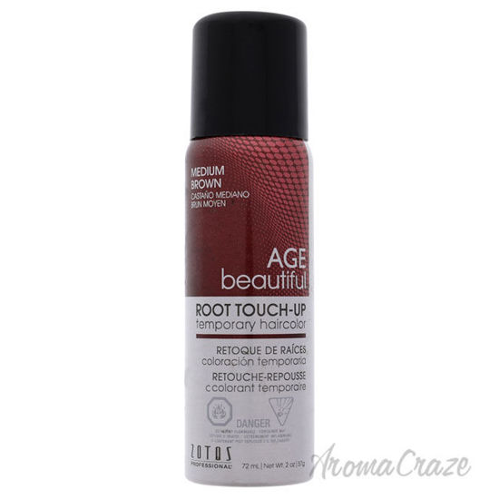Picture of Root Touch Up Temporary Haircolor Spray - Medium Brown by AGEbeautiful for Unisex - 2 oz Hair Color