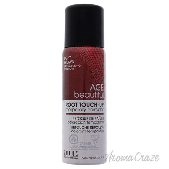 Picture of Root Touch Up Temporary Haircolor Spray - Light Brown by AGEbeautiful for Unisex - 2 oz Hair Color