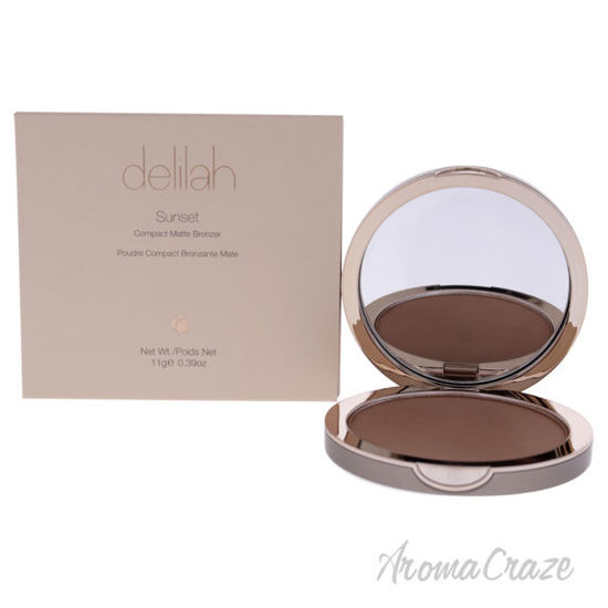 Picture of Sunset Compact Matte Bronzer - Medium Dark by Delilah for Women - 0.39 oz Bronzer
