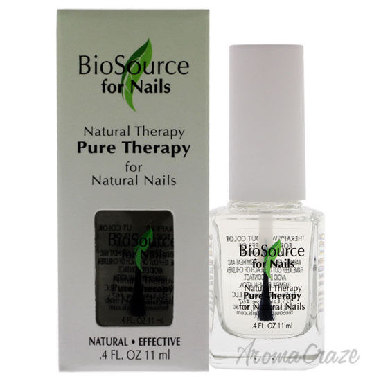 Picture of Natural Therapy Pure Therapy by BioSource for Nails for Women - 0.4 oz Nail Treatment