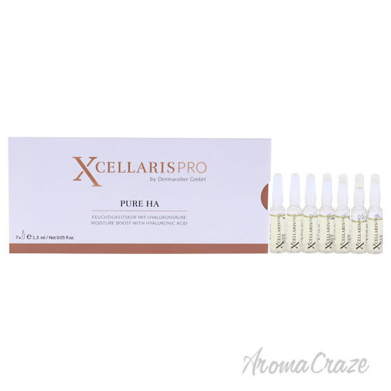 Picture of XCellarisPro Pure HA Ampoules by Dermaroller for Unisex - 7 x 1.5 ml Serum