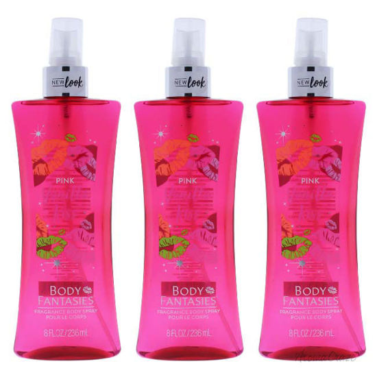 Picture of Pink Vanilla Kiss by Body Fantasies for Women - 8 oz Body Spray - Pack of 3