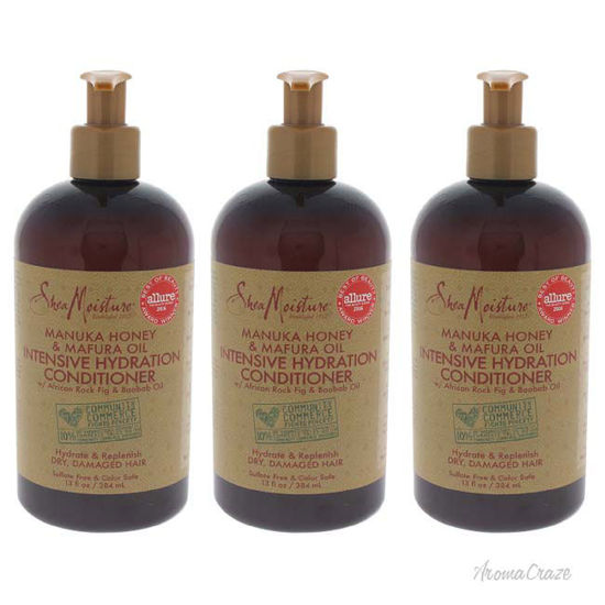 Picture of Manuka Honey Mafura Oil Intensive Hydration Conditioner by Shea Moisture for Unisex - 13 oz Conditioner - Pack of 3