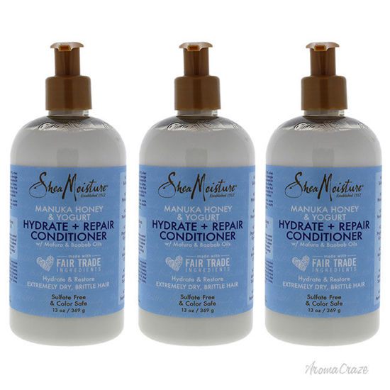 Picture of Manuka Honey and Yogurt Hydrate Plus Repair Conditioner by Shea Moisture for Unisex - 13 oz Conditioner - Pack of 3
