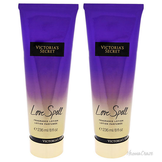 Picture of Love Spell Fragrance Lotion by Victorias Secret for Women - 8 oz Body Lotion - Pack of 2