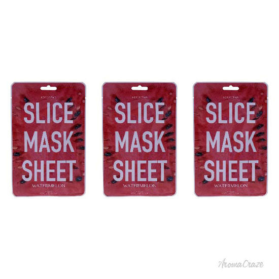 Picture of Slice Sheet Mask - Watermelon by Kocostar for Unisex - 1 Pc Mask - Pack of 6