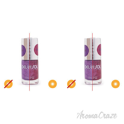 Picture of Color-Changing Nail Polish - After Party by DelSol for Women - 0.34 oz Nail Polish - Pack of 2