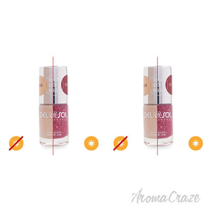 Picture of Color-Changing Nail Polish - Barely There by DelSol for Women - 0.34 oz Nail Polish - Pack of 2