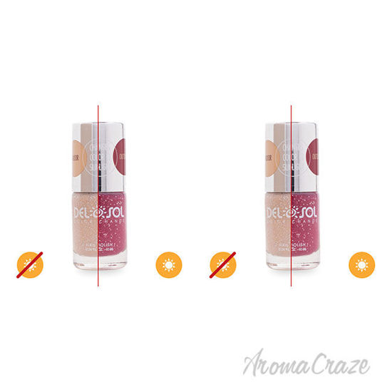 Picture of Color-Changing Nail Polish - Barely There by DelSol for Women - 0.34 oz Nail Polish - Pack of 2