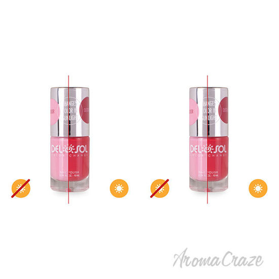 Picture of Color-Changing Nail Polish - Drops of Jupiter by DelSol for Women - 0.34 oz Nail Polish - Pack of 2