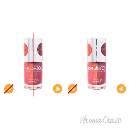 Picture of Color-Changing Nail Polish - Futures So Bright by DelSol for Women - 0.34 oz Nail Polish - Pack of 2
