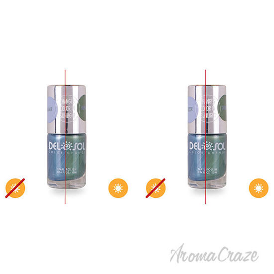 Picture of Color-Changing Nail Polish - Give Me Space by DelSol for Women - 0.34 oz Nail Polish - Pack of 2