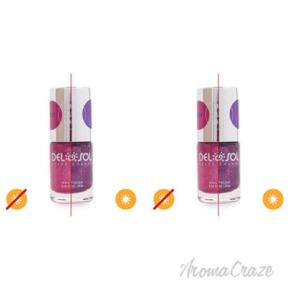 Picture of Color-Changing Nail Polish - Hottie by DelSol for Women - 0.34 oz Nail Polish - Pack of 2