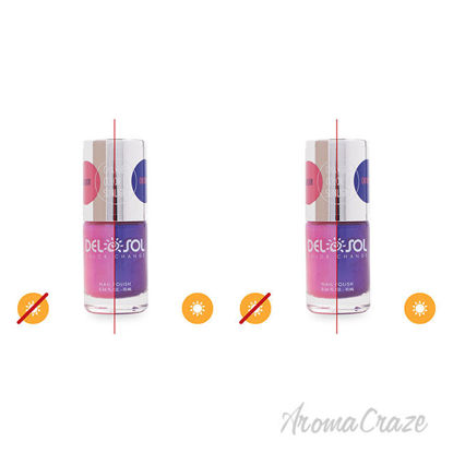Picture of Color-Changing Nail Polish - Senior Prom by DelSol for Women - 0.34 oz Nail Polish - Pack of 2