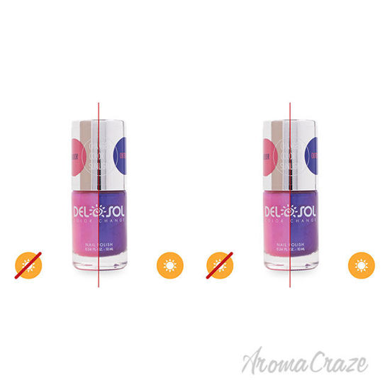 Picture of Color-Changing Nail Polish - Senior Prom by DelSol for Women - 0.34 oz Nail Polish - Pack of 2