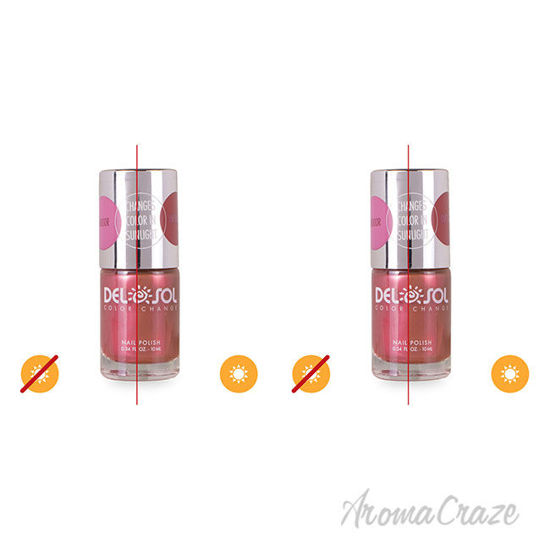 Picture of Color-Changing Nail Polish - Star Struck by DelSol for Women - 0.34 oz Nail Polish - Pack of 2