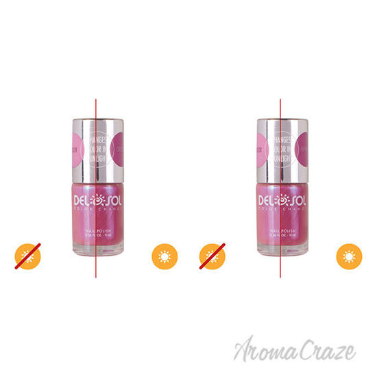 Picture of Color-Changing Nail Polish - Supernova Dreams by DelSol for Women - 0.34 oz Nail Polish - Pack of 2